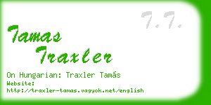 tamas traxler business card